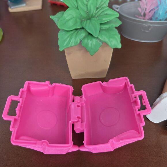 Barbie Pet Care Vet Clinic Lot Ken Doll Accessories Dog Furniture Hamster Plant - Picture 7 of 7